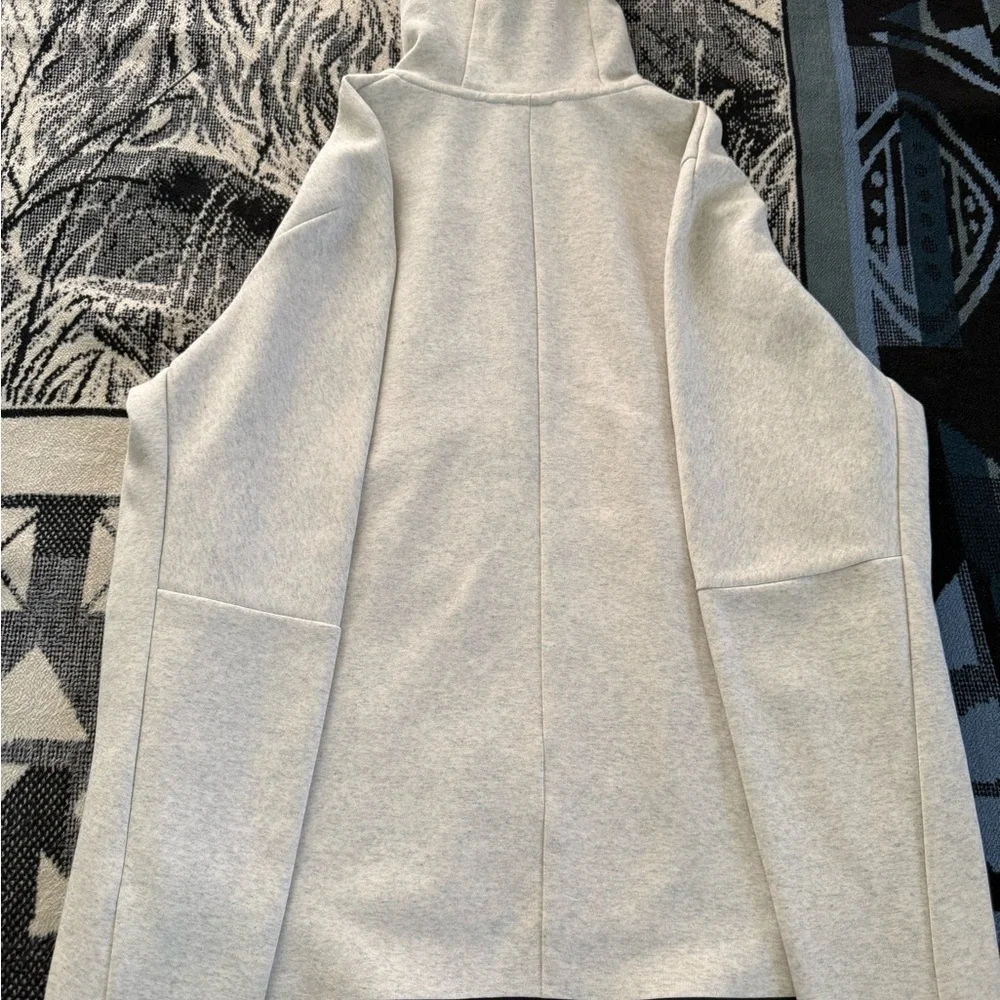 Nike Tech Oatmeal Heather/Reflective Black Reverse/Full-Zip Performance Jacket